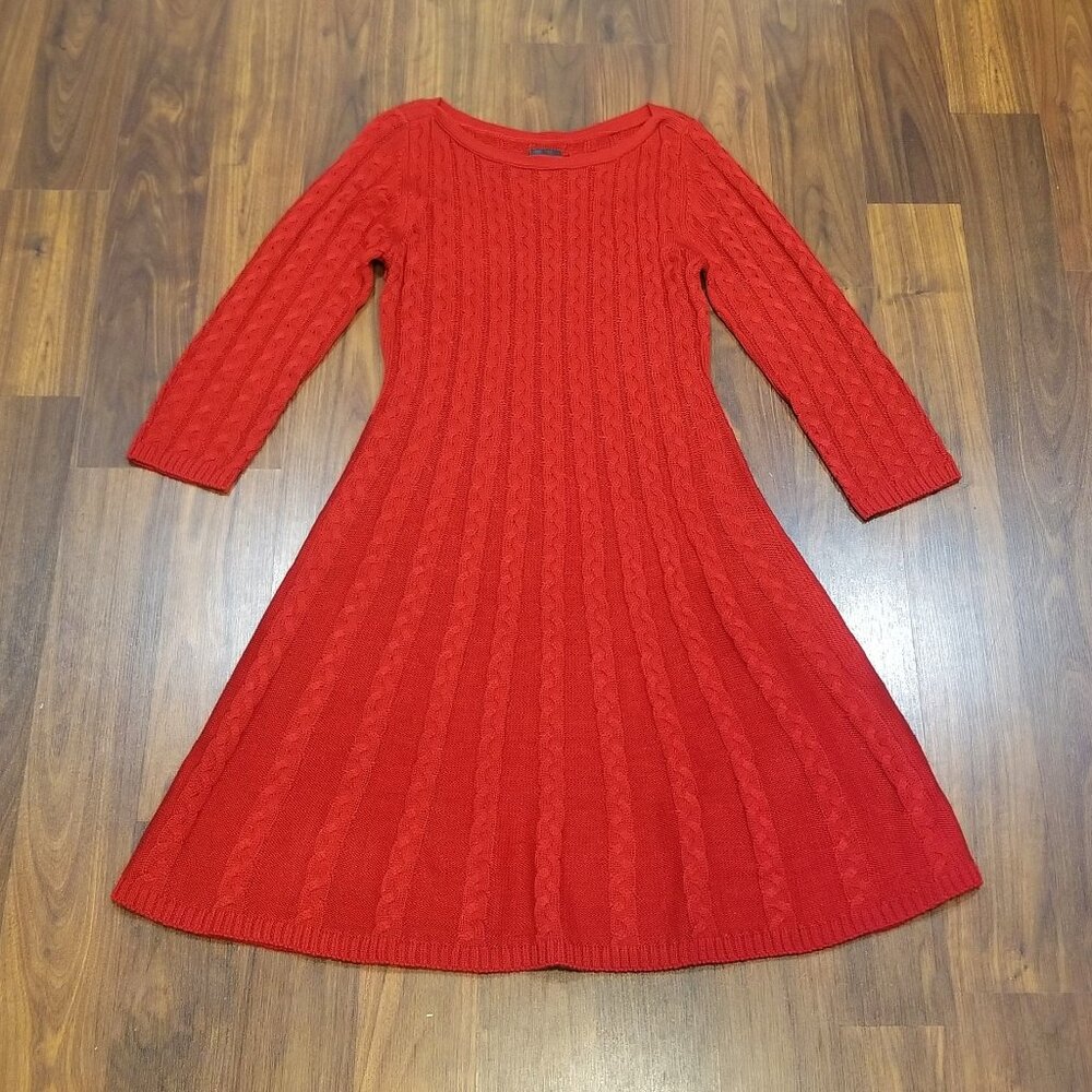 Ladies' Jessica Howard 3/4 Sleeve Sweater Dress, Size S, EUC - Picture 4 of 13